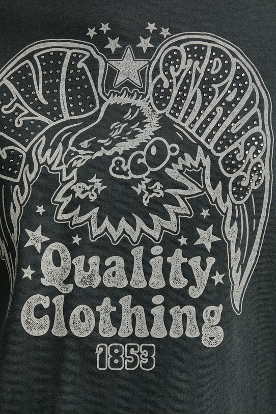 Levi's t-shirt bawełniany GR T2 PERFECT 005GV.0009 szary