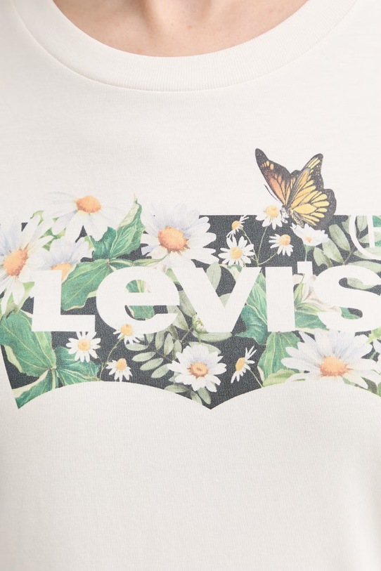 Levi's t-shirt bawełniany THE PERFECT 17369.3385 beżowy