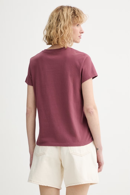 Odzież Levi's t-shirt bawełniany PERFECT 39185.0416 różowy