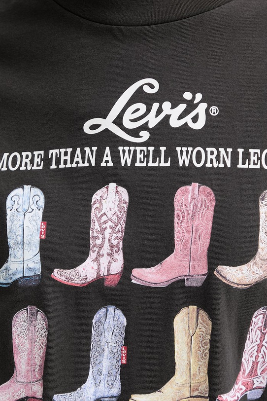 Levi's t-shirt bawełniany GRAPHIC STACK A4924.0115 szary