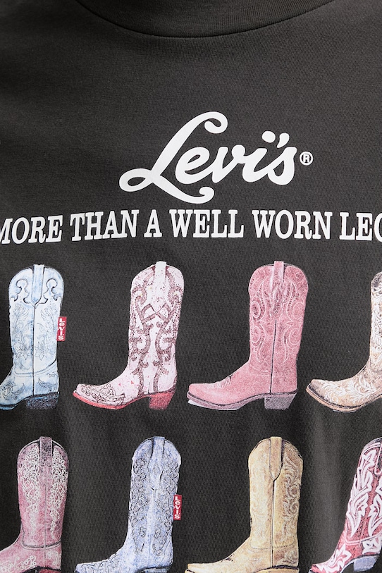 Levi's t-shirt bawełniany GRAPHIC STACK A4924.0115 szary