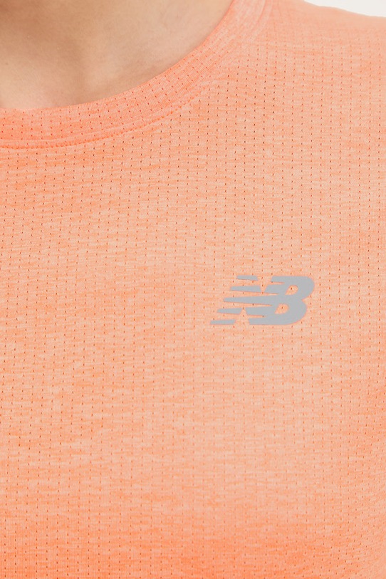 New Balance t-shirt treningowy damski WT41253AAE pomarańczowy