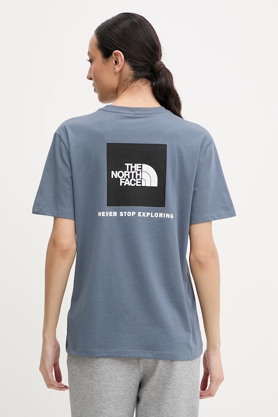 Тениска The North Face EVOLUTION свободна син NF0A8B6W0U31