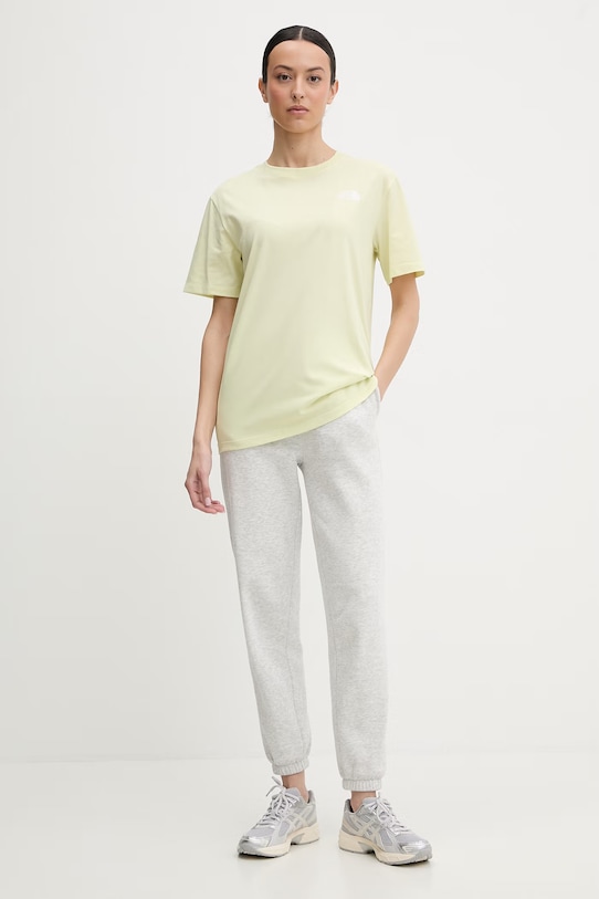 Тениска The North Face EVOLUTION NF0A8B6WG6O1 жълт SS26