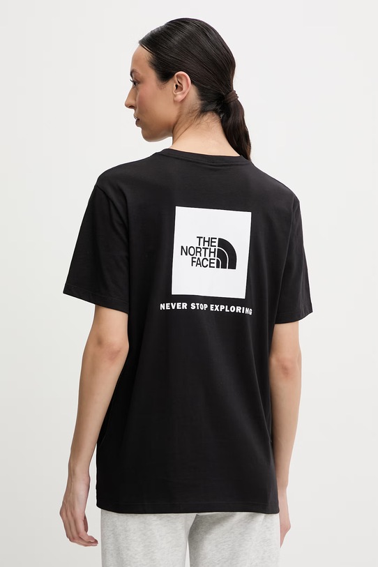 The North Face t-shirt EVOLUTION nadruk czarny NF0A8B6WKY41