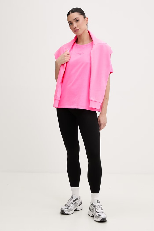 BOGNER Fire+Ice t-shirt damski bawełniany CARA 54509608 różowy SS26