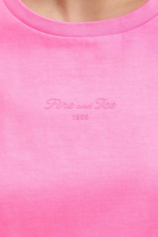 BOGNER Fire+Ice t-shirt damski bawełniany CARA 54509608 różowy