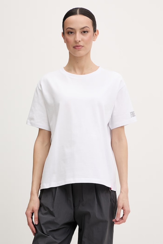 BOGNER Fire+Ice t-shirt basic damski bawełniany CARA biały 54539608