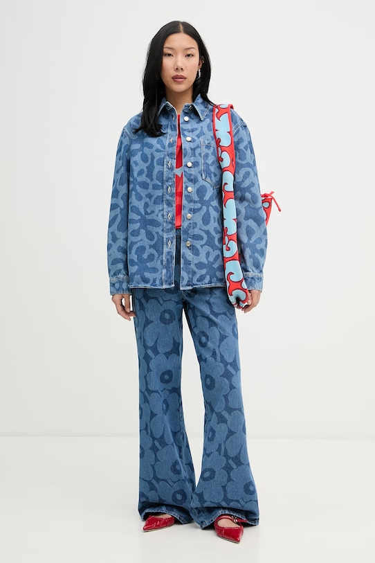 Marimekko t-shirt γυναικείο βαμβακερό 095075 κόκκινο SS26