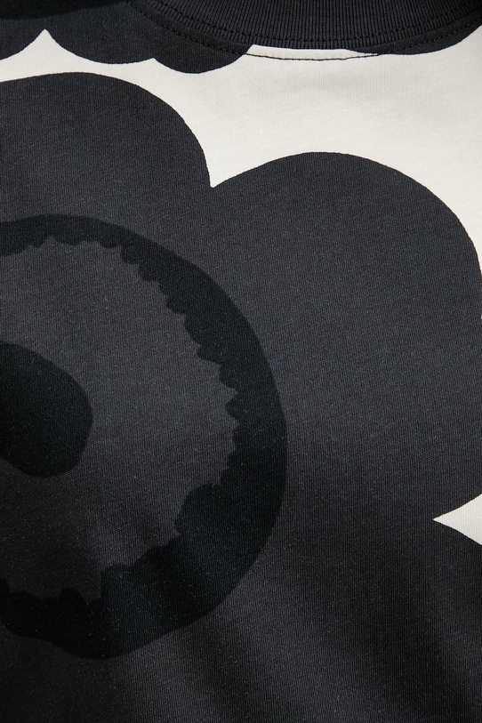 Marimekko t-shirt γυναικείος βαμβακερός 095397 μαύρο