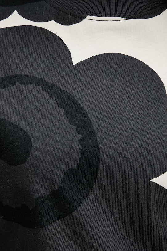 Marimekko t-shirt γυναικείος βαμβακερός 095397 μαύρο