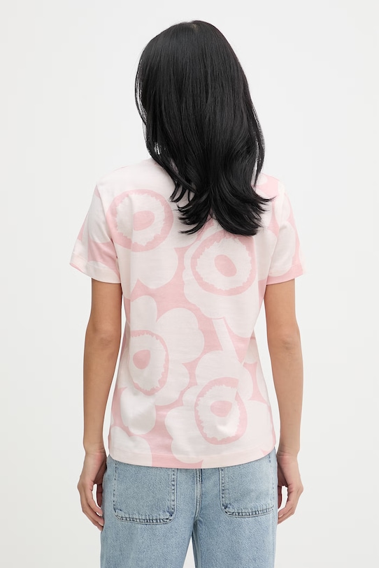 Îmbrăcăminte Marimekko tricou pentru femei, din bumbac 095051 roz