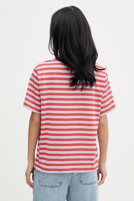 Oblečenie Marimekko tričko dámske bavlnené 095080 červená