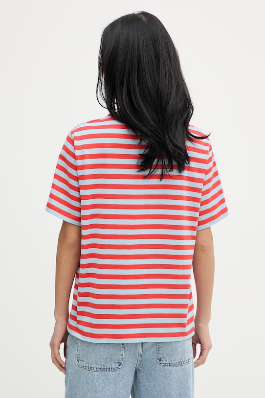 Oblečenie Marimekko tričko dámske bavlnené 095080 červená