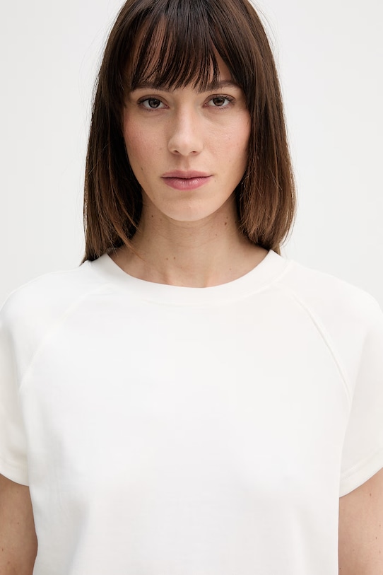 Памучна тениска G-Star Raglan бежов D24512.D976