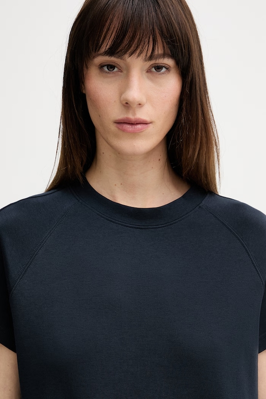 Памучна тениска G-Star Raglan тъмносин D24512.D976