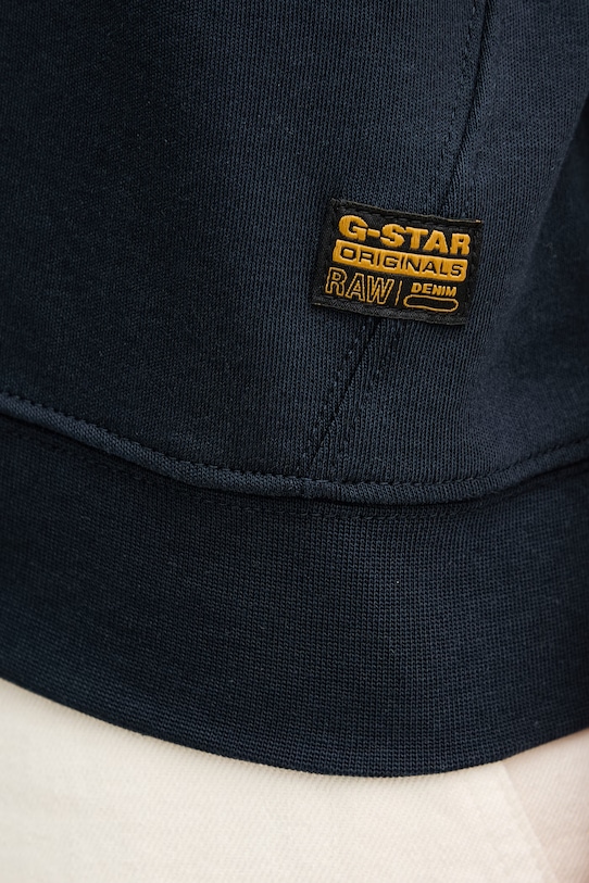 Памучна тениска G-Star Raglan D24512.D976 тъмносин