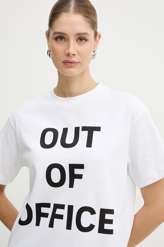 MAX&Co. t-shirt bawełniany MCLFERIALE biały 2618971011200