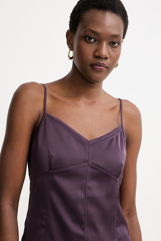 Max&Co. блузка на беретелях для женщин MCOSLALOM1 фиолетовой 2616161044200