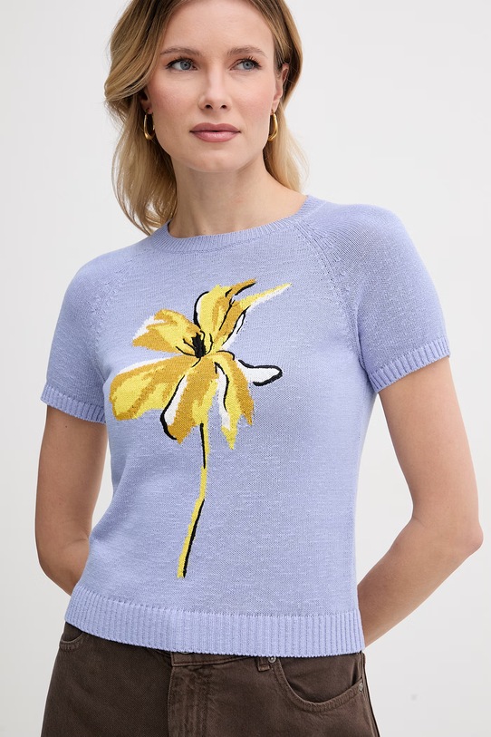 Max&Co. t-shirt damskie MCOOMBRE niebieski 2616361053200