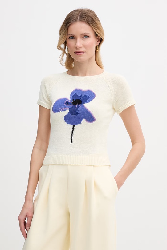 Max&Co. t-shirt damski MCOOMBRE żółty 2616361053200