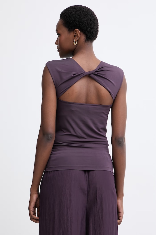 Одяг Max&Co. блузка жіноча з віскозою MCOBELLICO 2616941024200 фіолетовий