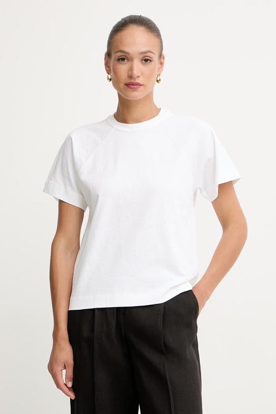 Max&Co. tricou pentru femei, cu bumbac MCOTESO alb 2616941064200