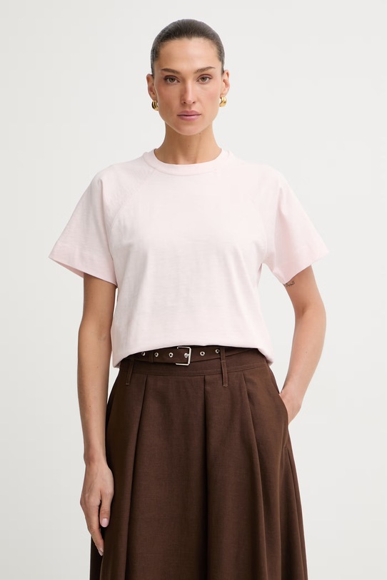 Max&Co. футболка жіноча з бавовною MCOTESO рожевий 2616941064200