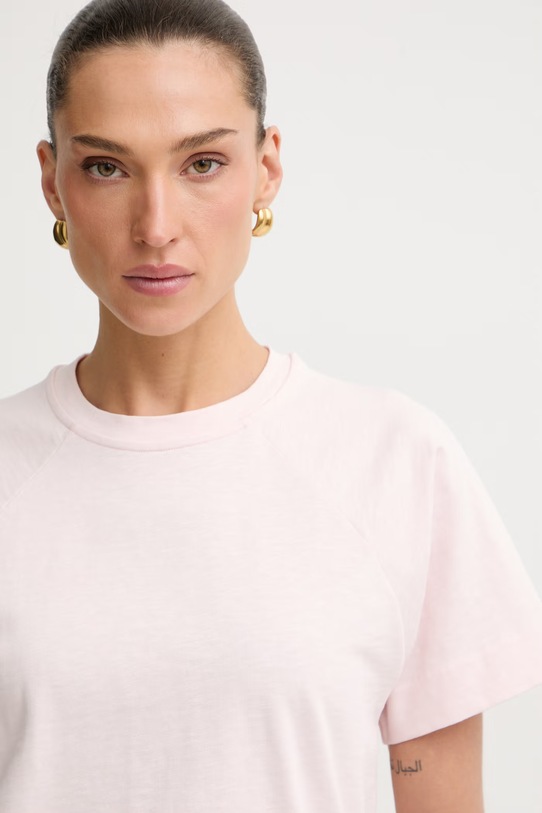Max&Co. футболка жіноча з бавовною MCOTESO рожевий 2616941064200