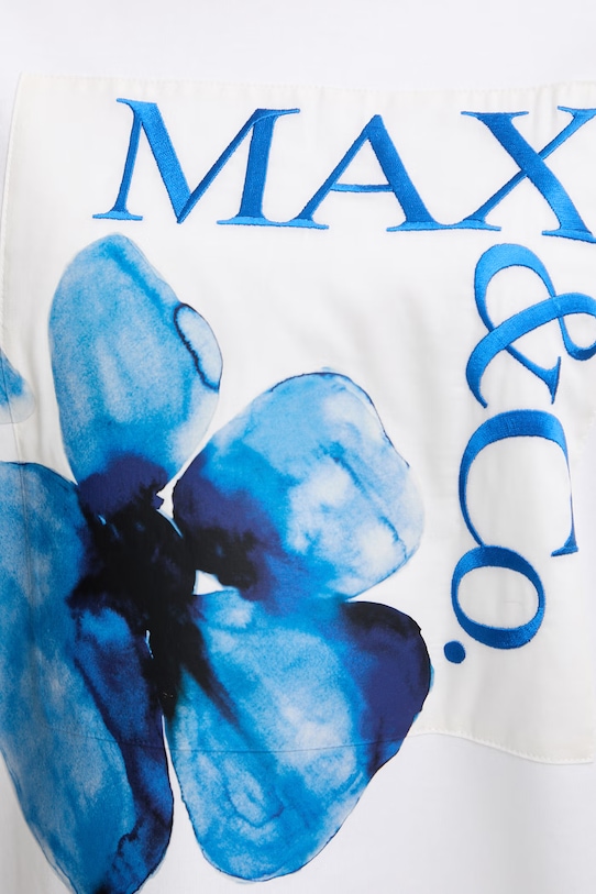 Max&Co. tricou pentru femei, din bumbac MCOMAMBO 2616971034200 alb