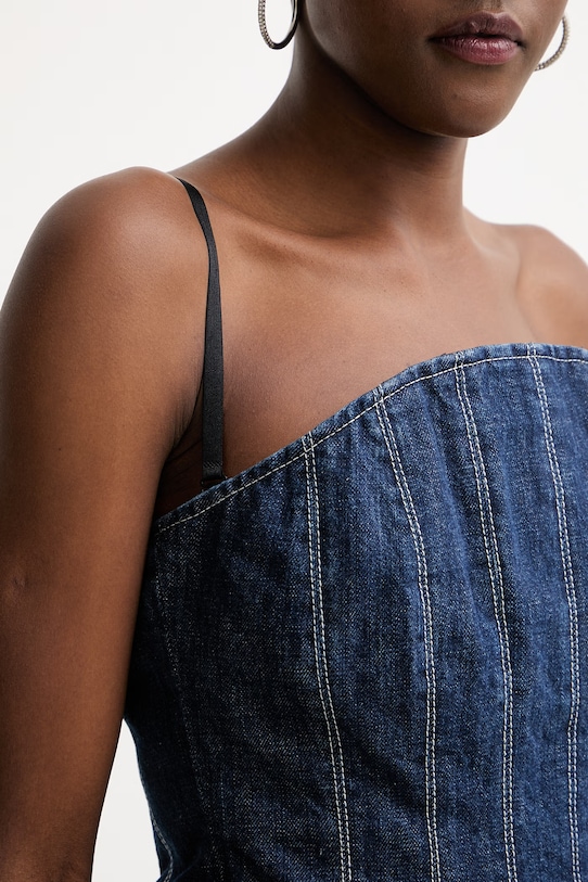 Max&Co. топ жіночий джинсовий MCLFIRMA 2618161012200 темно-синій