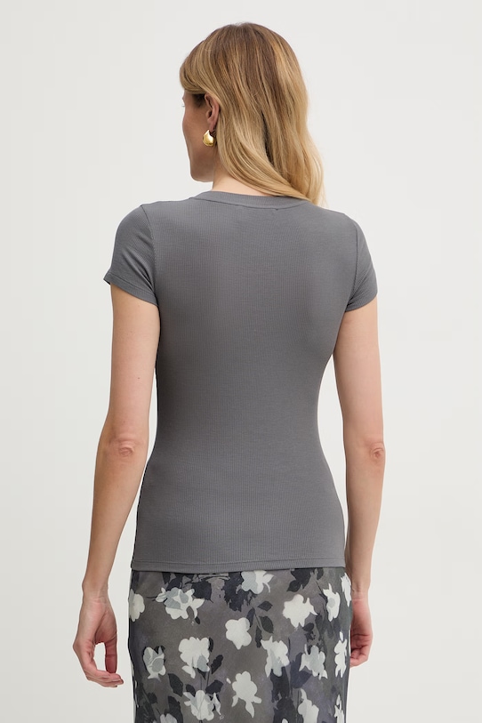 Odzież Max&Co. t-shirt damski z modalu MCLGIRONE 2618971022200 szary
