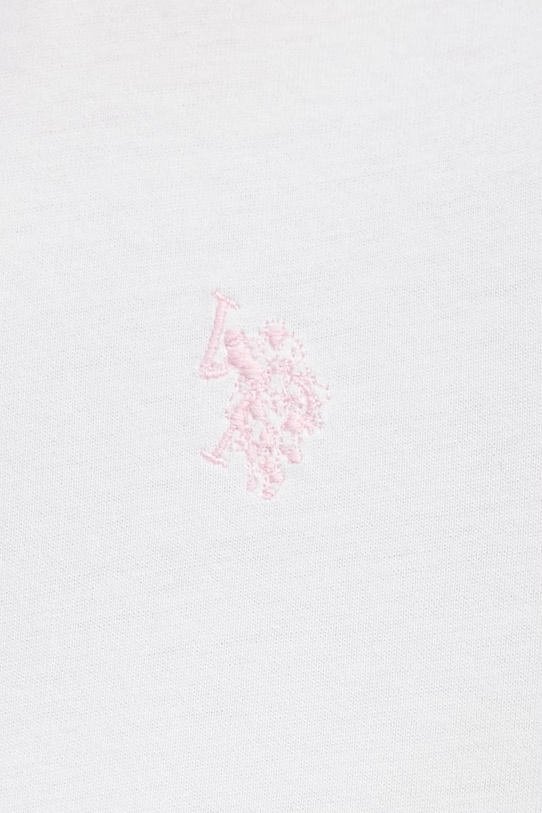 U.S. Polo Assn. t-shirt bawełniany CREW NECK WUP0634 biały