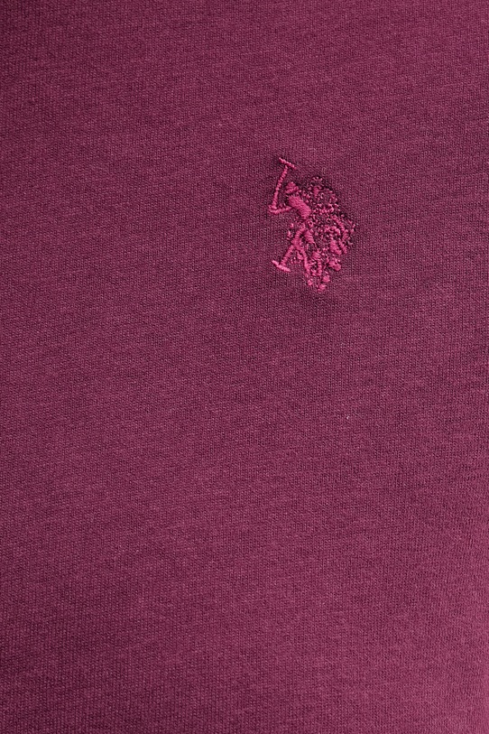 U.S. Polo Assn. T-shirt γυναικείο βαμβακερό CREW NECK WUP0634 μωβ
