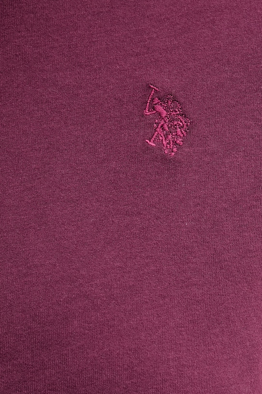 U.S. Polo Assn. T-shirt γυναικείο βαμβακερό CREW NECK WUP0634 μωβ