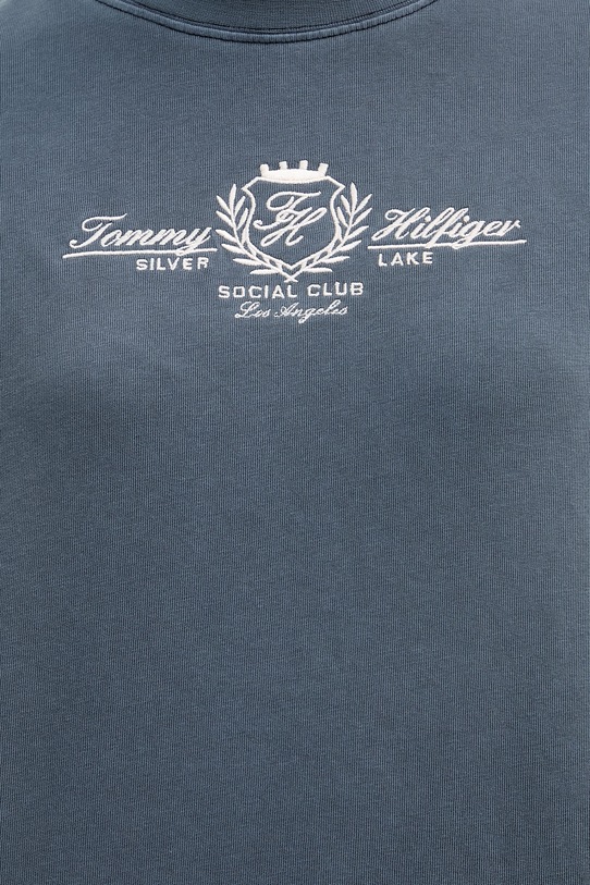 Tommy Hilfiger tričko dámské bavlněné WW0WW48713 námořnická modř