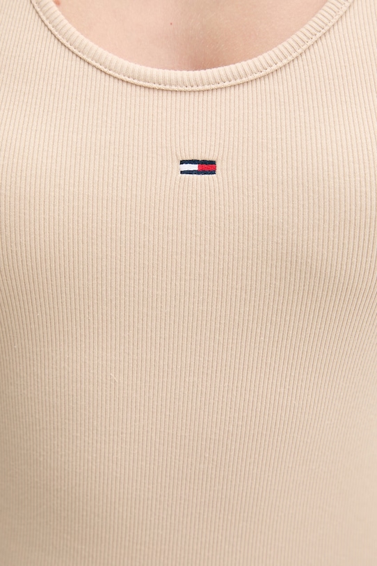 Tommy Jeans bokserka damska bawełniana z elastanem DW0DW22264 beżowy