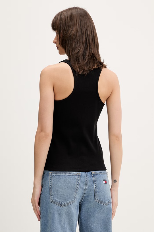 Odzież Tommy Jeans bokserka damska bawełniana z elastanem DW0DW22264 czarny