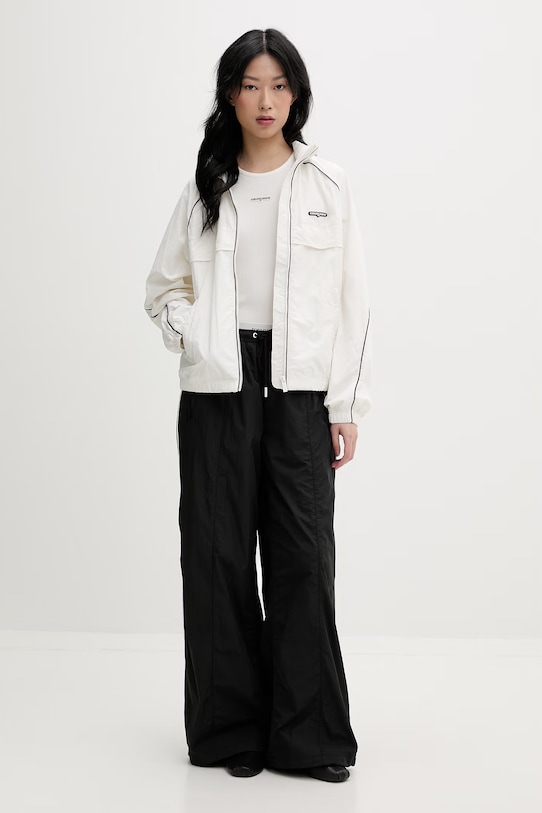 Tommy Jeans top damski DW0DW22282 beżowy SS26