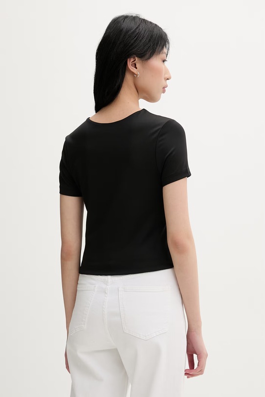 Odzież Tommy Jeans T-shirt damski DW0DW22284 czarny