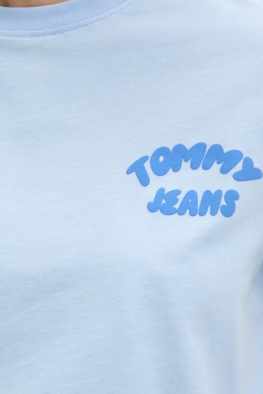 Tommy Jeans tričko dámské bavlněné DW0DW22310 modrá