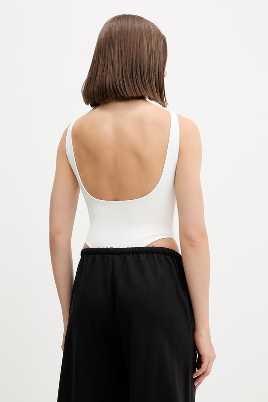 Îmbrăcăminte Tommy Jeans body pentru femei DW0DW22311 bej