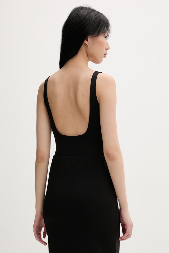 Odzież Tommy Jeans body damskie DW0DW22311 czarny