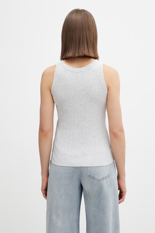 Odzież Maison Kitsuné Baby Fox top damski QW00610KT1195 szary