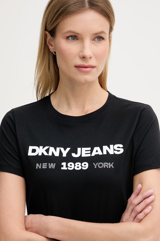 Dkny t-shirt czarny DJ6T1747