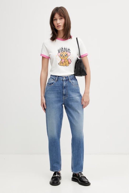 Vans tričko dámské bavlněné VN000W24C9F1 béžová SS26