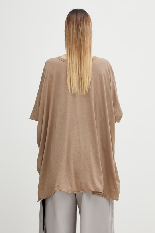 Odzież Rick Owens DRKSHDW t-shirt bawełniany Minerva DS01F4202.BH beżowy