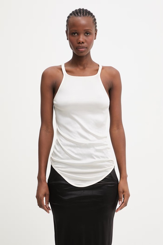 Rick Owens DRKSHDW Racer top damski beżowy DS01F4112.JL