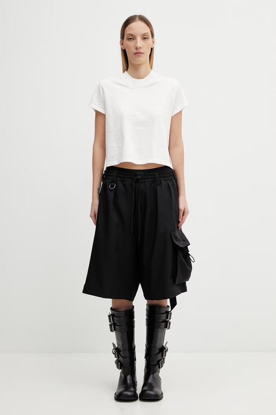 Rick Owens DRKSHDW t-shirt bawełniany Small Level DS01F4207.RN biały