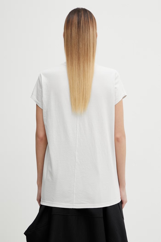 Odzież Rick Owens DRKSHDW t-shirt bawełniany Small Level DS01F4208.RN biały